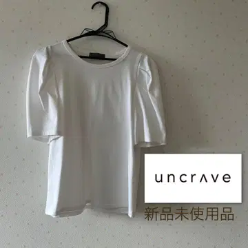 [ 새상품 ] uncrave 더블 페이스 저지 볼륨 슬리브 티셔츠