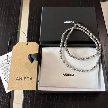 ANIECA 비즈 볼 체인 목걸이