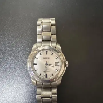 SEIKO 자동 와인딩 손목시계 실버