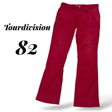 Tourdivision 골프 팬츠 82 레드 남성용 스포티 가을/겨울