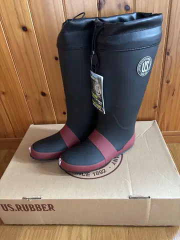 US.RUBBER 패커블 부츠 25.0cm 오카모토