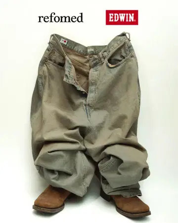 FRESH MAN DENIM WIDE PANTS by EDWIN USED