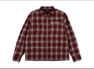 WIND AND SEA Plaid Pattern Zip Shirts