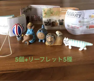 카이요도 피규어 리사 라슨 미니어처 파브리카 가챠가챠 5종 세트
