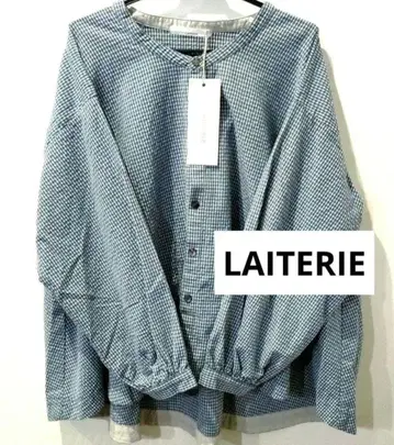 레토리에 체크 블라우스 LAITERIE