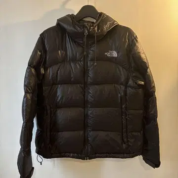 THE NORTH FACE 블랙 다운 자켓 후드 있음