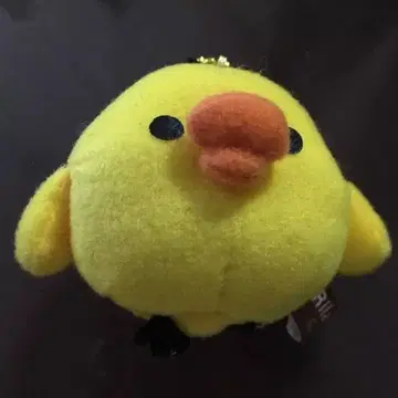 귀여운 옐로우 컬러 새 모양 봉제 인형