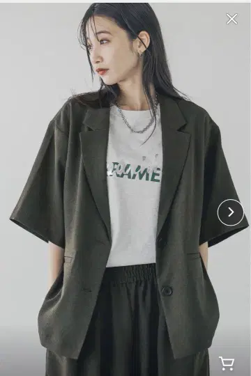미사용 새상품 로리즈팜 홉색 자켓 차콜 그레이