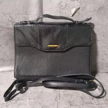 [ HANAE MORI ] 하나에모리 블랙 숄더 2way 핸드백