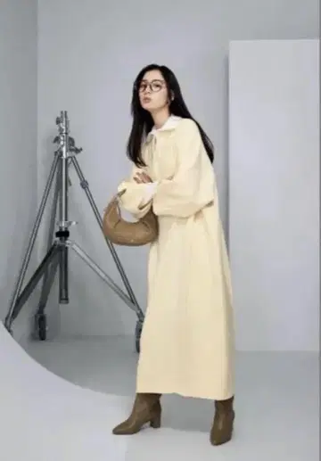 새상품급 snidel 신키 유코 x sweet 콜라보 원피스 아이보리 롱
