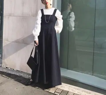 클레인 와이드 스트랩 원피스