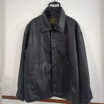 BEAMS HEART 블랙 가죽 자켓 M