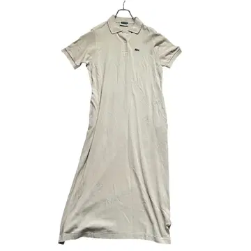 LACOSTE 베이지 폴로 셔츠 원피스