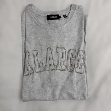 XLARGE 그레이 로고 T셔츠