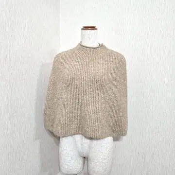 ZARA 베이지  하이넥 니트 ( M )