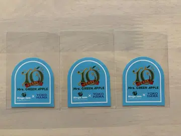 Mrs. GREEN APPLE 10주년 기념 스티커 미세스 요코하마