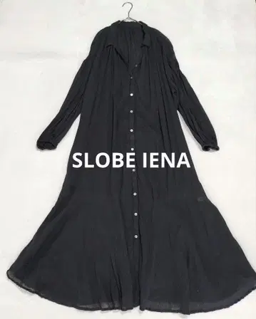 [ 새상품급 ] SLOBE IENA 슬로브 이에나 양류 코튼 원피스 블랙