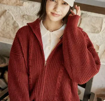 나스팜 빌리지 FARM FULL ZIP KNIT