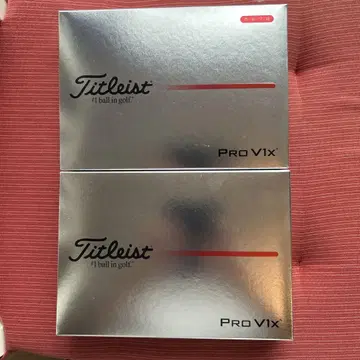 새상품 미사용 타이틀리스트 공 2더즌 프로 V1X 로우 & 하이 넘버