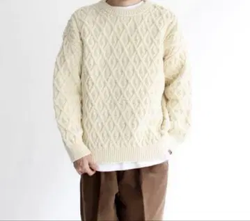 AURALEE HARD TWIST MERINO ARAN KNIT