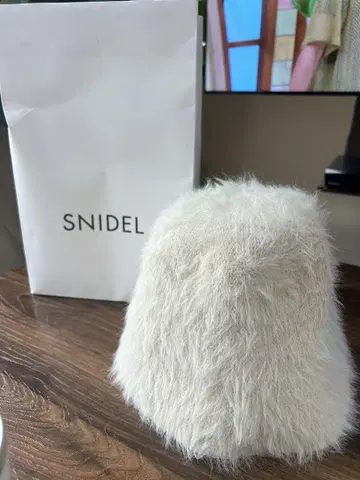 SNIDEL 아이보리 버킷햇