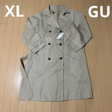 미사용 새상품 지유 GU 여성용 트렌치코트 XL 빅 사이즈