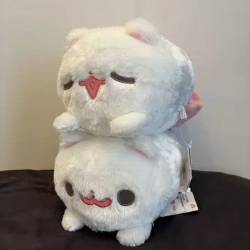 포메라니안 모찌 아기 모찌 엎드린 봉제 인형 BIG 모찌 2종