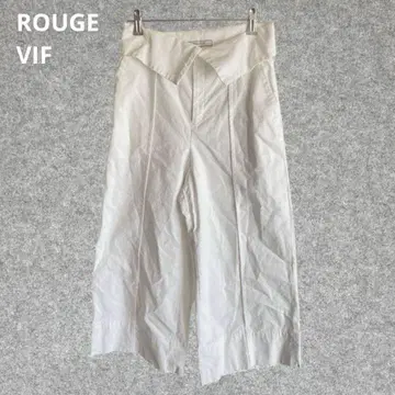 ROUGE VIF 루즈비프 하이웨스트 와이드 팬츠