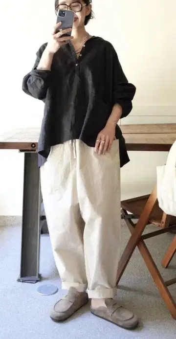 저널 스탠다드 럭스 린넨 와셔 스키퍼 셔츠