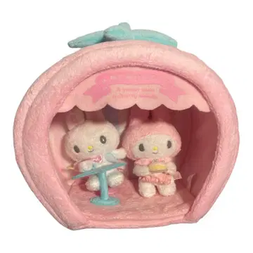 [ 새상품급 ] 마이멜로디 딸기 하우스 인테리어 My Melody