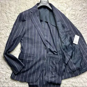 [ 시착만 한 상품 ] TAGLIATORE 스트라이프 수트 네이비 48