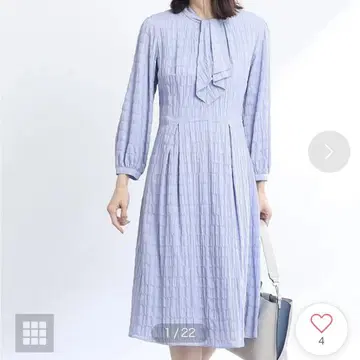 리플렉트 손세탁 가능 태국풍 넥 디자인 빅 원피스