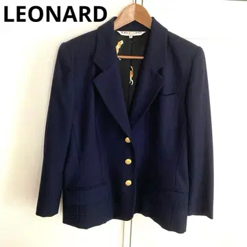 LEONARD SPORT 블레이저 자켓 골드 버튼 네이비