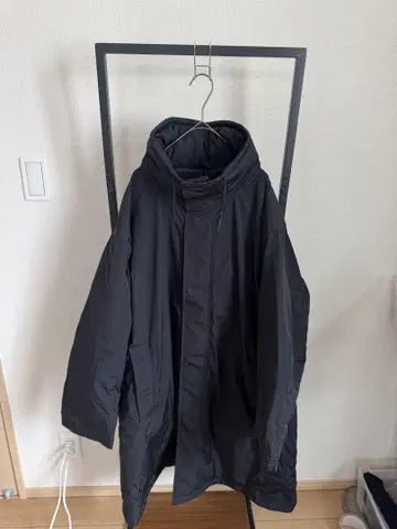 UNIQLO C 후디드 코트 블랙 L 사이즈