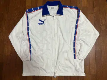 푸마 트랙 자켓 히트 유니온제 화이트 블루 L~O