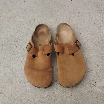버켄스탁 보스턴 브라운 스웨이드 26.5cm