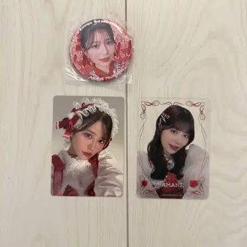 츠키아시 아마네 트레이딩 카드 캔 배지 세트