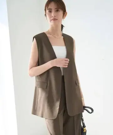 새상품급 앙피로 접촉 냉감 베스트 브라운 온워드 브라운 S 사이즈