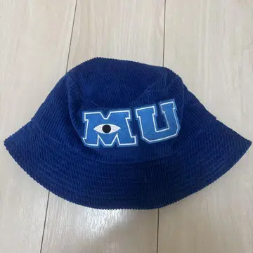 MU 몬스터 주식회사 로고 코듀로이 버킷 햇