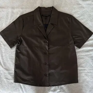 BANANA REPUBLIC 비건 가죽 셔츠 S 사이즈