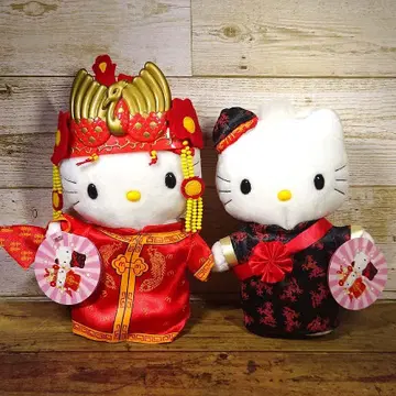 [ q-064s/k ] 헬로키티 봉제 인형 중화권 웨딩