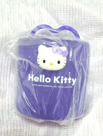새상품 Hello Kitty 키티 보라색 케이스 헬로키티
