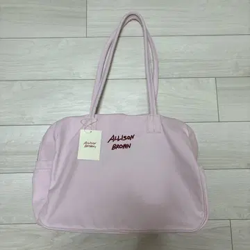 앨리슨 브라운 캔버스 백 핑크