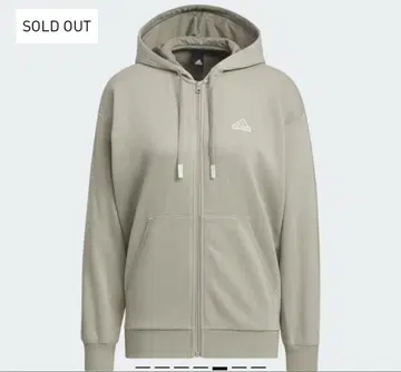 adidas 워딩 루즈핏 플리스 풀 집업 후드티