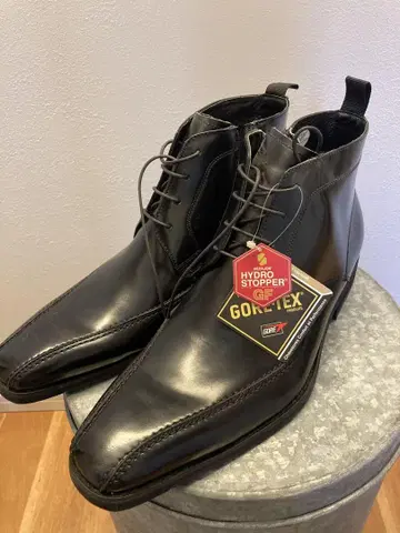 마드라스 워크 GORE-TEX 블랙 드레스 부츠