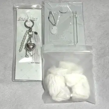 SnowMan 팝업 스크런치 키링 카드 케이스 3점 한국