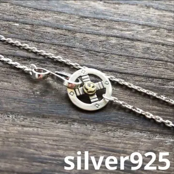 silver925 이글 후크 메탈 부착 메디슨 휠 체인