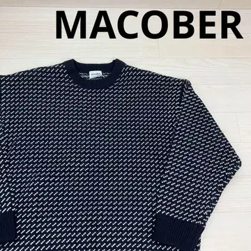 MACOBER 마코바 버즈아이 니트