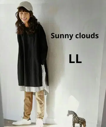 [ Sunny clouds ] 써니클라우드*치라리 스트라이프 원피스*LL