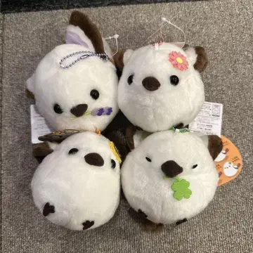 복복 시마연가 컬러풀 플라워 ST 마스코트 4종 세트 봉제 인형